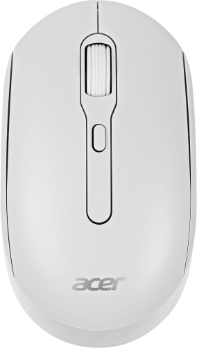 Мышь Acer OMR308 белый оптическая (1600dpi) беспроводная USB (4but) (ZL.MCECC.023)