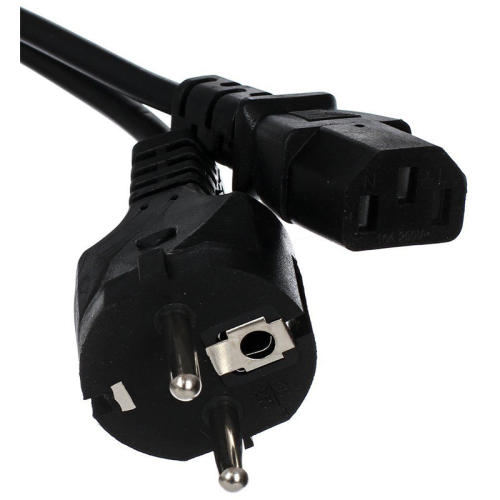 Кабель/ Кабель компьютер - розетка 220V <5.0м> (Европейский стандарт) <TP021-5.0-BK>