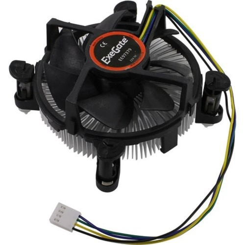 Exegate EX283280RUS Кулер ExeGate EE97379, Al, S1150/ 1151/ 1155/ 1156, TDP 65W, Hydro bearing, 4pin, 23.5db, BOX