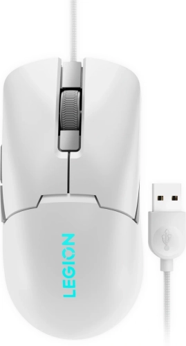 Мышь Lenovo Legion M300s RGB Gaming белый оптическая 8000dpi USB2.0 5but (GY51H47351) фото 12