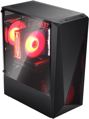 Корпус Bloody BD-CC102F черный без БП mATX 2x120mm 2xUSB2.0 1xUSB3.0 audio bott PSU (BD-CC102F-BK) фото 10