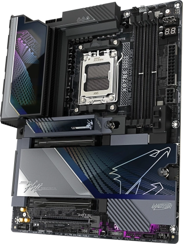 Материнская плата Gigabyte X870E A MASTER X (X870E AORUS MASTER X3D) Материнская плата Gigabyte X870E A MASTER X Socket AM5 AMD X870E 4xDDR5 ATX AC`97 8ch(7.1) 1P 10Gigabit + 1P 5Gigabit RAID+HDMI (X870E AORUS MASTER X3D) фото 4
