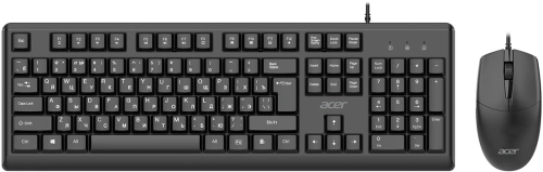 Клавиатура + мышь Acer OCC500 клав:черный мышь:черный USB (ZL.ACC11.00G)