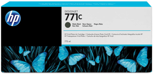 Картридж HP 771C матово-черный чернильный, 775 мл (B6Y07A)