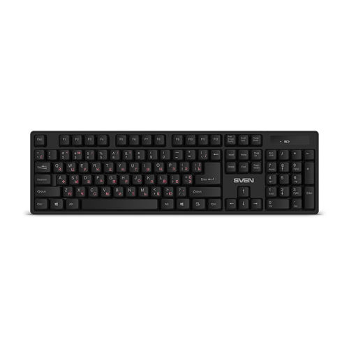 Беспроводная клавиатура SVEN KB-C2100W ((2,4 GHz, 104кл.) (SV-020194)
