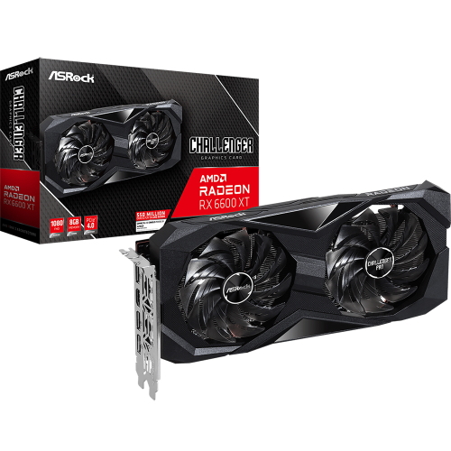 RX6600XT Challenger D 8GB OC GDDR6 128bit HDMI 3xDP RTL {10} (935381) (RX6600XT CLD 8GO) (935381)