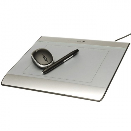 Графический планшет Genius MousePen I608X, A5, 200x150 мм, 2540 lpi, 1024 уровня чувствительности, USB, Mouse, Silver (31100060101) фото 2