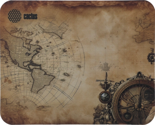 Коврик для мыши Cactus Vintage map 250x200x3мм (CS-MP-D10S)