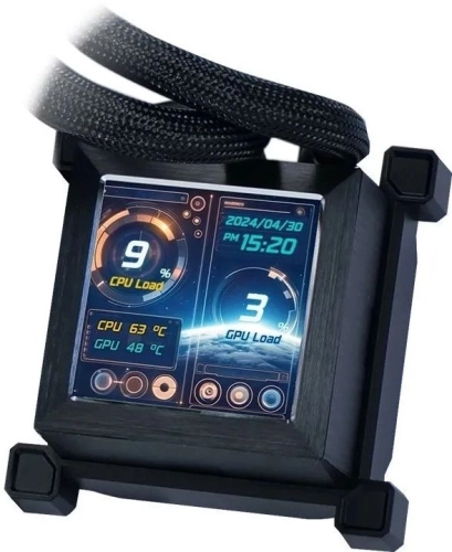 Система водяного охлаждения Lian-Li HydroShift LCD 360S Soc-AM5/ AM4/ 1700 Al+Cu LCD 330W Ret (G89.GHSLCD36SB.R0) фото 2