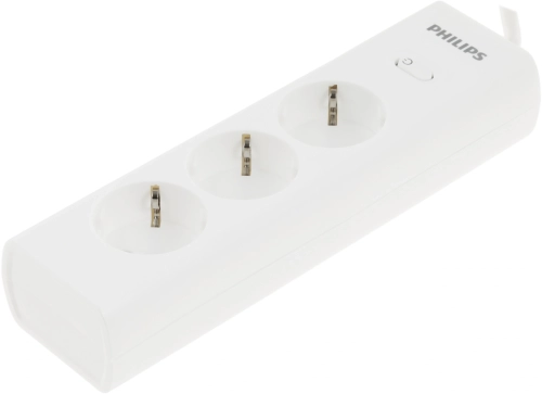 Сетевой фильтр Philips CHP2135WA/ 51 2м (3 розетки) белый (коробка) (CHP2135WA/51)