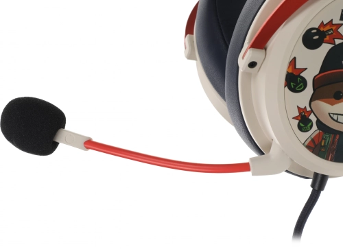 Наушники с микрофоном A4Tech Bloody M595 Proxy Boom бежевый/черный 2.3м мониторные USB оголовье (M595) (M595#MLN) фото 13