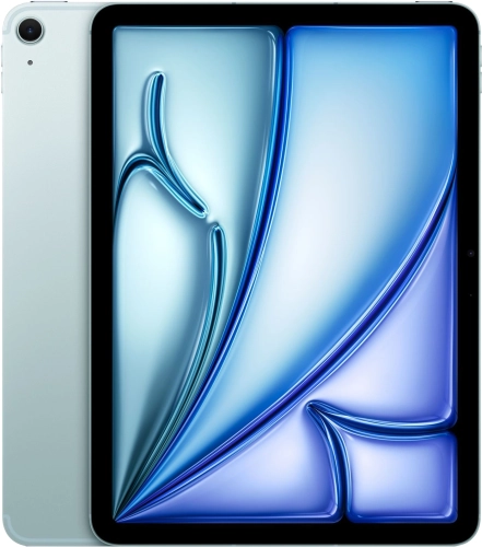 Планшет Apple iPad Air 2024 A2903 M2 2.99 8C RAM8Gb ROM512Gb 11 IPS 2360x1640 5G eSIM iOS синий 12Mpix 12Mpix BT WiFi 9hr (MUXN3LL/A)