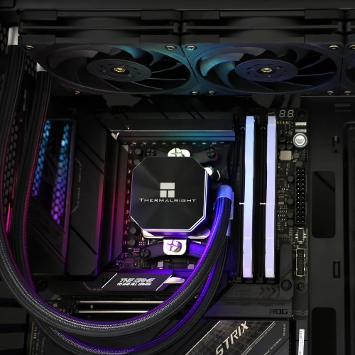 Система водяного охлаждения Thermalright Frozen Edge 360 Soc-AM5/ AM4/ 1200/ 1700/ 1851 черный 4-pin 28.1dB Al Ret (F-EDGE-360-BL) фото 6