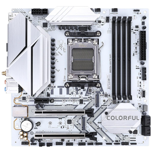 Материнская плата Colorful BATTLE-AX B650M-WHITE WIFI V14 B650 AM5 mATX RTL