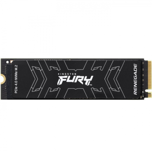 Твердотельный накопитель 500GB SSD Kingston Fury Renegade M.2 22x80mm, NVMe, PCIe 4.0 x4, 3D TLC, R/ W 7300/ 3900MB/ s, IOPs 450 000/ 900 000, TBW 500, DWPD 0.55, with Heat Spreader (SFYRS/ 500G) (SFYRS/500G)