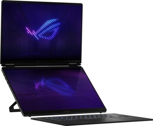 Ноутбук Asus ROG Zephyrus Duo 16 GX651AX-SR117W Core Ultra 9 386H 64Gb SSD1Tb NVIDIA GeForce RTX 5090 24Gb 16 OLED Touch 3K (2880x1800) Windows 11 Home dk.grey WiFi BT Cam Bag (90NR0NT2-M00520) фото 3