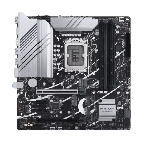 Материнская плата ASUS PRIME Z790M-PLUS, LGA1700, Z790, 4*DDR5, HDMI+DVI+DP, CrossFireX, SATA3 + RAID, Audio, Gb LAN, USB 3.2, USB 2.0, COM*1 header (w/o cable), mATX ; 90MB1E70-M0EAY0
