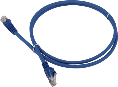 Патч-корд LANMASTER LSZH UTP кат.6, 2.0 м, синий (LAN-PC45/U6-2.0-BL)