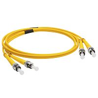 Патч-корд оптический , LSZH, дуплексный, ST/UPC-ST/UPC, SM, 2.0 м LAN-2ST-2ST/SU-2.0
