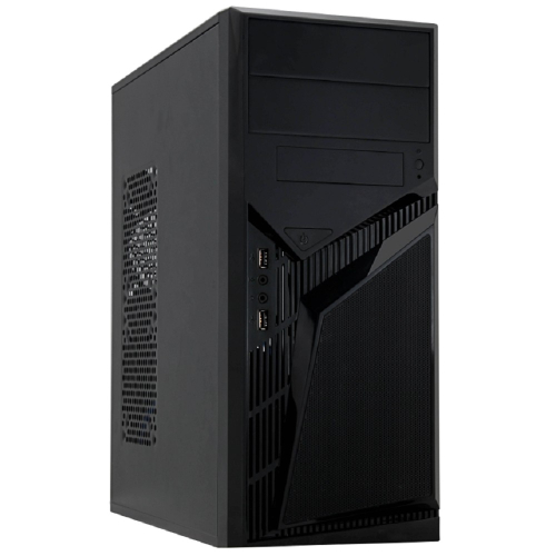 PowerCool S1007BK U3 450W {Тип: Midi-Tower, цвет: черный, форм-фактор: ATX, mATX, блок питания: 450 Вт, вентилятор: 120 мм, размеры: 175 x 407 x 362 мм, дополнительно: USB3.0 x2, наушники, микрофон} (S1007BK-U3-450W)