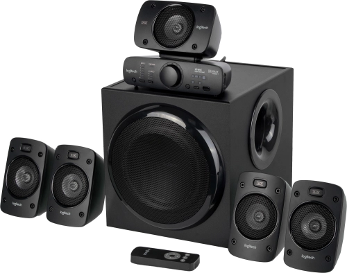 Колонки Logitech Z906 5.1 черный 1000Вт (980-000469)