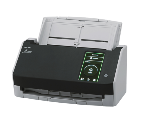 Ricoh scanner fi-8040 (Сканер уровня рабочей группы, 40 стр/ мин, 800 изобр/ мин, А4, двустороннее устройство АПД, USB 3.2, 4,3-дюймовый дисплей с сенсорным управлением) (PA03836-B001)