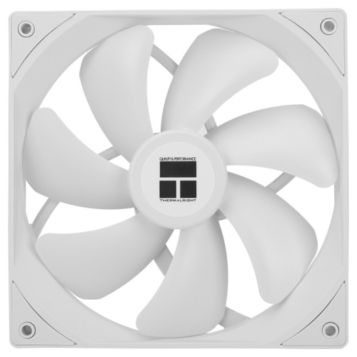 Кулер для корпуса/ Case Cooler Thermalright TL-C14CW (140x140x25mm, 4-pin PWM, 75.8CFM, 26.4dBA, 1500RPM, White)