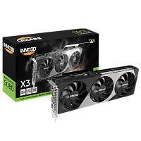Видеокарта INNO3D RTX5080 X3 16GB GDDR7 256bit 3xDP HDMI 3FAN RTL (N50803-16D7-176068N)