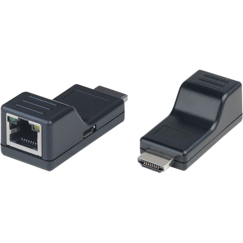 SC&T Комплект передатчик+приёмник (HE01SET+HE01SER) для передачи HDMI по витой паре до 40м с разрешением до 1080p (HE01ERK)