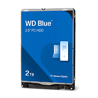 Жесткий диск/ HDD WD SATAIII 2Tb 2.5"" Blue 5400 128Mb 1 year warranty (WD20SPZX-00UA7T0)