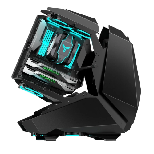 Корпус без блока питания/ Case JONSBO MOD-5, Full-Tower, TG, no fans, 2xUSB-A 3.0 + 1xUSB-C 3.2, ATX, mATX, mITX Black (MOD-5 BLACK) фото 8