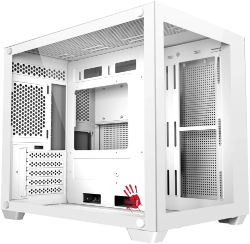 Корпус Bloody BD-CC108 белый без БП mATX 9x120mm 2xUSB3.0 audio bott PSU (BD-CC108-WH) фото 4