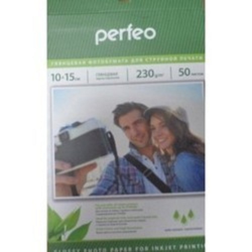 Perfeo PF-GLR4-230/ 50 Бумага Perfeo глянцевая , 10х15 230 г/ м2 , 50 л (PF-GLR4-230/50)