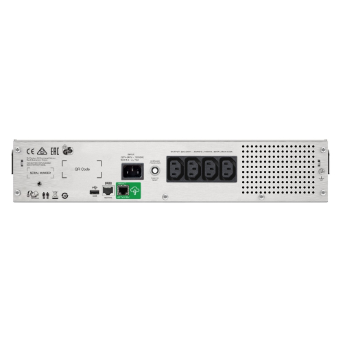 APC Smart-UPS C 1000VA/ 600W, 2U RackMount, 230V, Line-Interactive, LCD, 1 year warranty(REP. SMC1000I-2U) (SMC1000I-2UC) фото 2