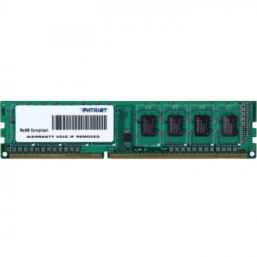 Модуль памяти Patriot DDR3 2GB DIMM PC3-12800 1600MHz CL11 1.5V RTL (PSD32G160081)