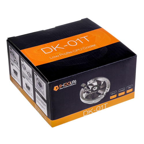Устройство охлаждения(кулер) ID-Cooling DK-01T Soc-AM4/ 1151/ 1200 3-pin 24dB Al 95W 195gr Ret фото 7