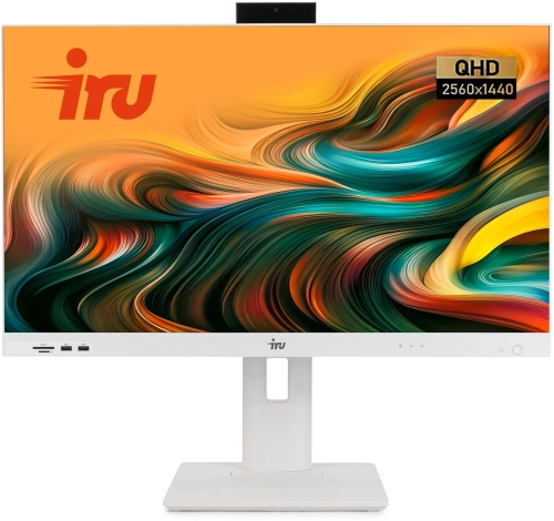 Моноблок IRU Strato 27IW 27 QHD i5 1235U (1.3) 16Gb SSD512Gb UHDG CR Windows 11 Pro WiFi BT 120W Cam белый 2560x1440 (RUS) (2180797)
