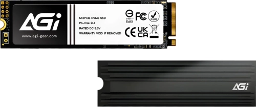 Накопитель SSD AGi PCIe 4.0 x4 1TB AGI1T0G4LAI828 AI828 M.2 2280 фото 2