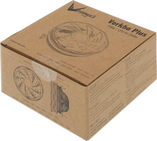 Aerocool Verkho Plus 110W / PWM / Intel 115*/ 775/ 1200/ 1700 / AMD / Clip фото 7