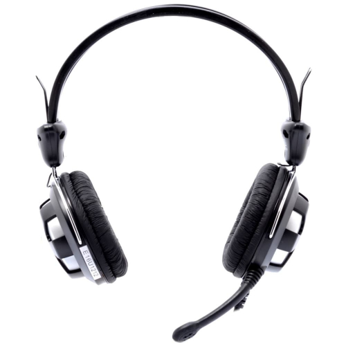 Гарнитура A4Tech HS-28 серебристая/ черная (HS-28 (SILVER BLACK)) фото 3