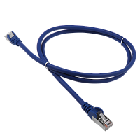 Патч-корд Lanmaster LAN-PC45/ S5E-15-BL FTP RJ-45 вил.-вилка RJ-45 кат.5E 15м синий LSZH (уп.:1шт) (LAN-PC45/S5E-15-BL)
