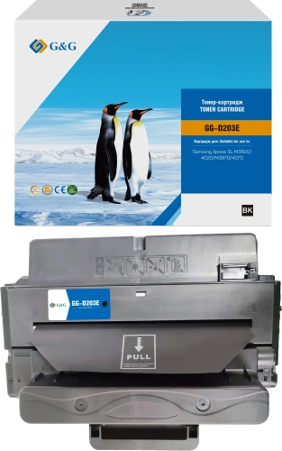 Картридж лазерный G&G GG-D203E MLT-D203E черный (10000стр.) для Samsung Xpress SL-M3820/ 4020/ M3870/ 4070