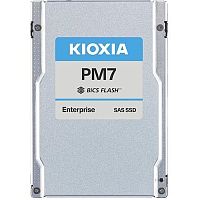 Серверный твердотельный накопитель/ KIOXIA SSD PM7-R, 1920GB, 2.5" 15mm, SAS 24G, TLC, R/W 4200/3400 MB/s, IOPs 720K/155K, TBW 3504, DWPD 1 (12 мес.) (KPM7VRUG1T92)