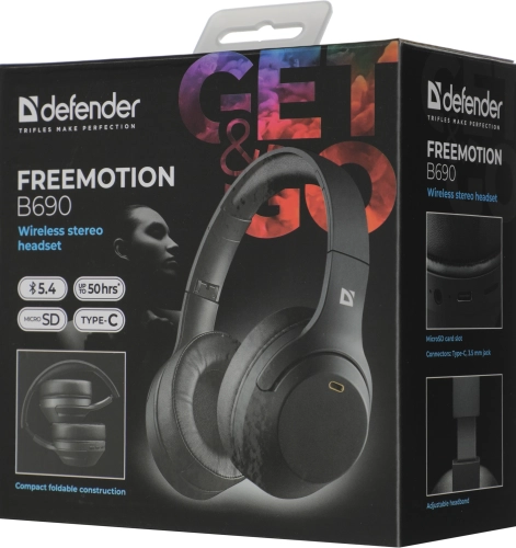 Гарнитура FREEMOTION B690 BLACK 63690 DEFENDER фото 13
