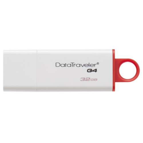 USB-накопитель Kingston DataTraveler G4 32 Гб USB 3.0 белый/красный (DTIG4/32GB) фото 2
