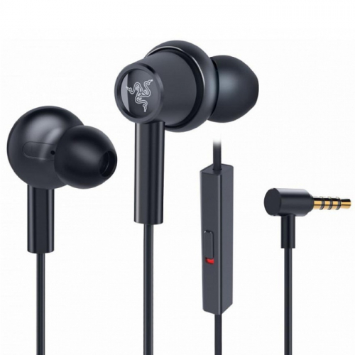 Гарнитура Razer Hammerhead Duo for Nintendo Switch проводная, черный, 1.2 м, mini jack 3.5 mm (RZ12-03030100-R3M1)
