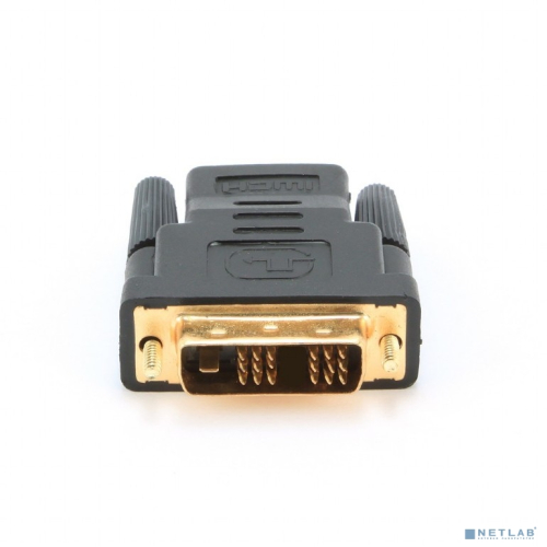 Bion Переходник HDMI-DVI 19F/ 19M (мама-папа), позолоченные контакты, черный [BXP-A-HDMI-DVI-2]