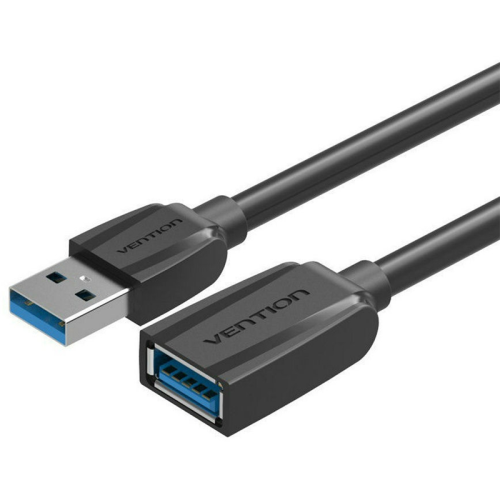 Кабель-удлинитель Vention USB 3.0 AM/ AF - 2м Black Edition (VAS-A45-B200)