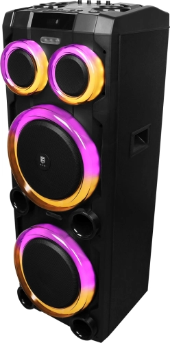 Колонка порт. Ural 23 черный 2000W 1.1 BT/3.5Jack/USB-C 15м 7000mAh (УРАЛ МОЛОТ 23)