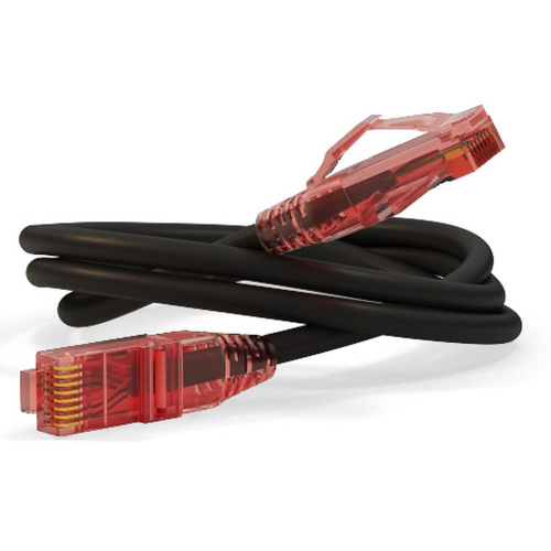 Кабельная сборка Hyperline PC-LPM-UTP-RJ45-RJ45-C5e-5M-LSZH-BK Патч-корд U/UTP, Cat.5е (100% Fluke Component Tested), LSZH, 5м, черный